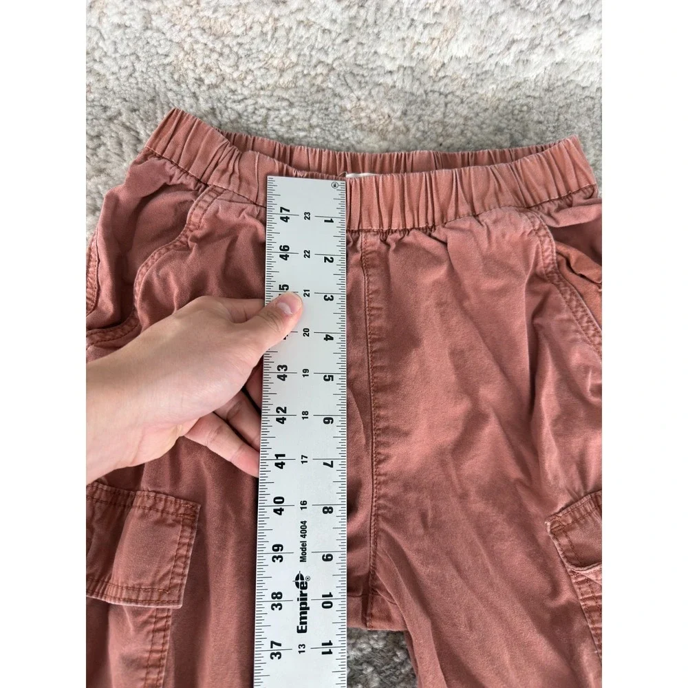 H&M Boys Size 12 Stretch Waist Cargo Athleisure Outdoor Pants Red‎ Casual